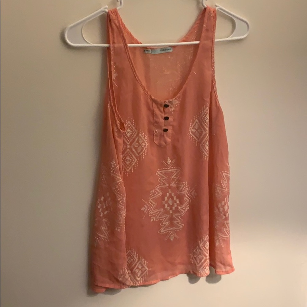 Tribal print tank